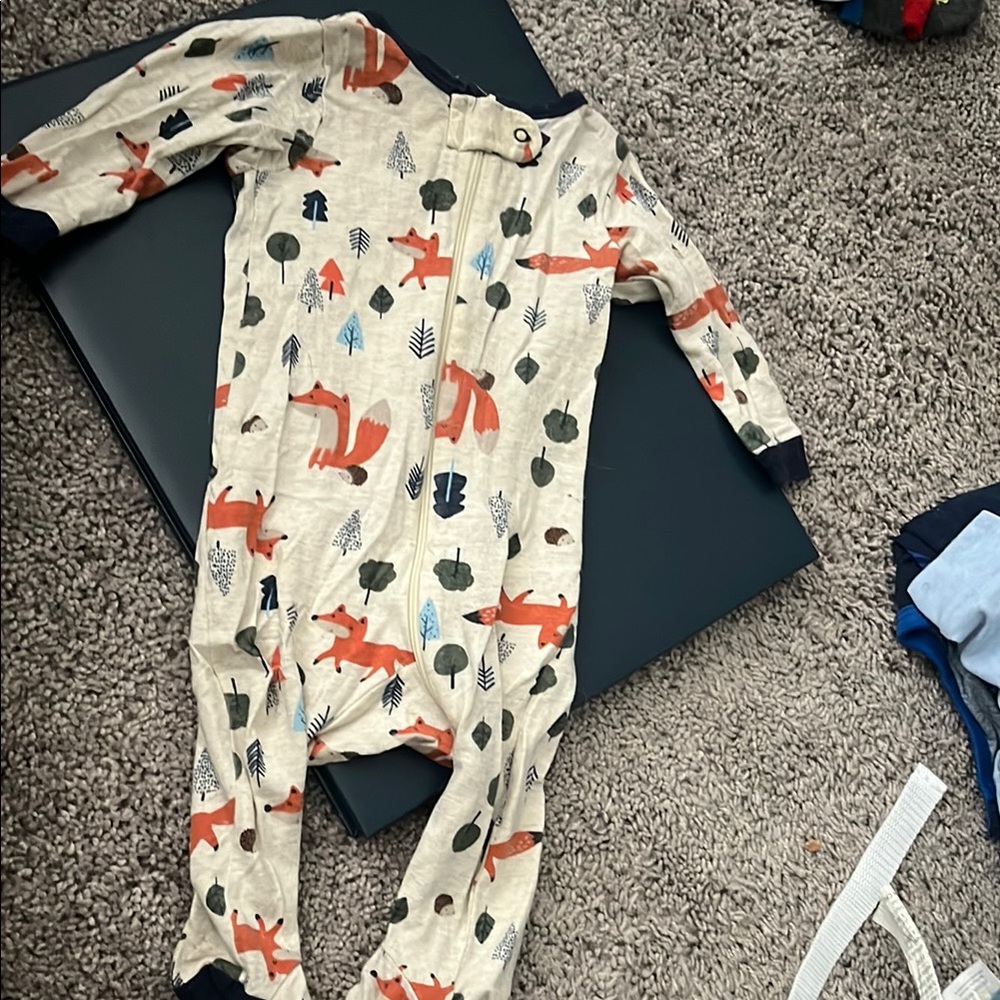 Fox Print Kids One Piece